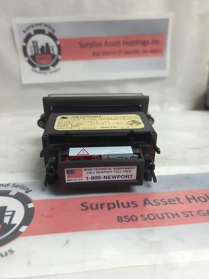 Used NEWPORT,201AN-4 D4,DIGITAL METER 115VAC 2.4 WATTS PRE-OWNED