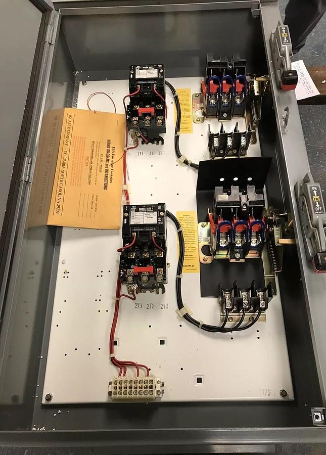Square D,8941DC20-SY68,Duplex Controller Motor Starter SIze 1 Class 8941