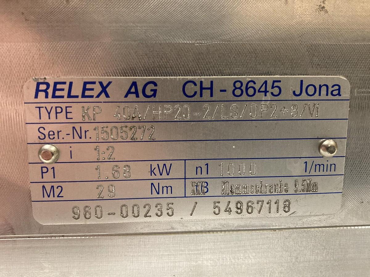 Used Relex,AG CH-8645,Jona Gear Reducer