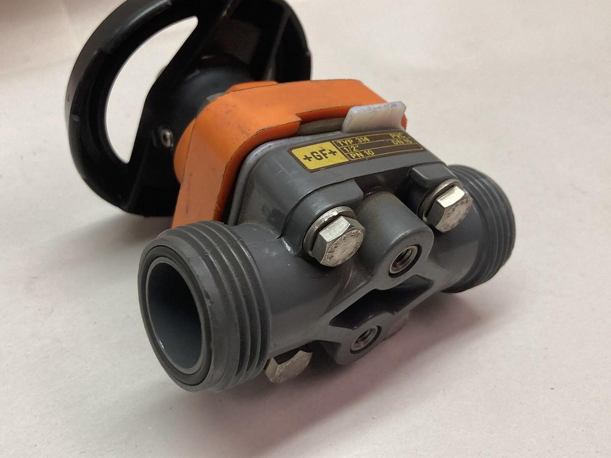 Used GF,Type 314,1/2 Inch DN 15 Diaphragm Valve Module PN 10