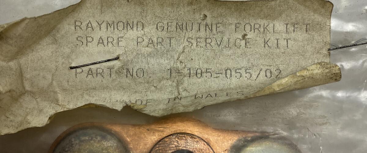 Used Raymond,1-105-055/02,Contact Kit NOS