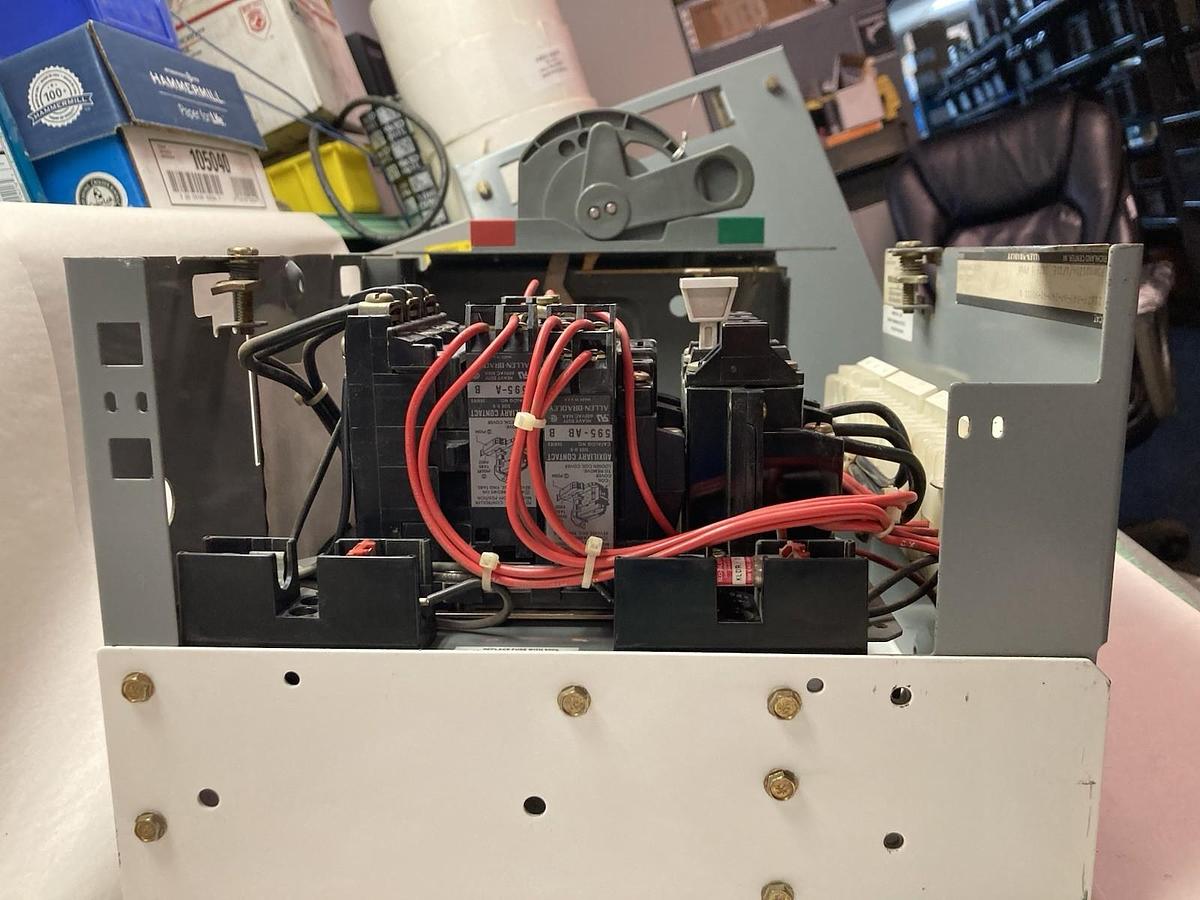 Used Allen-Bradley,2112B,12 INCH Size 1 Fused MCC Starter Bucket