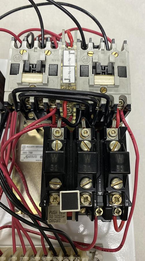 Used Allen-Bradley,505-T0D,Ser B Reversing Starter W/ Transformer 47649