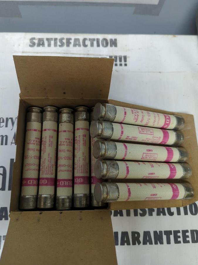GOULD SHAWMUT,TRS 3-1/2R,TRI-ONIC FUSES BOX OF 10 NOS