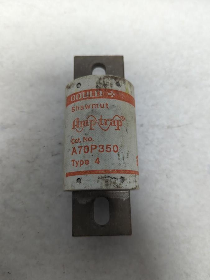 Used GOULD SHAWMUT,A70P350,AMP-TRAP 350 AMP FUSE PRE-OWNED
