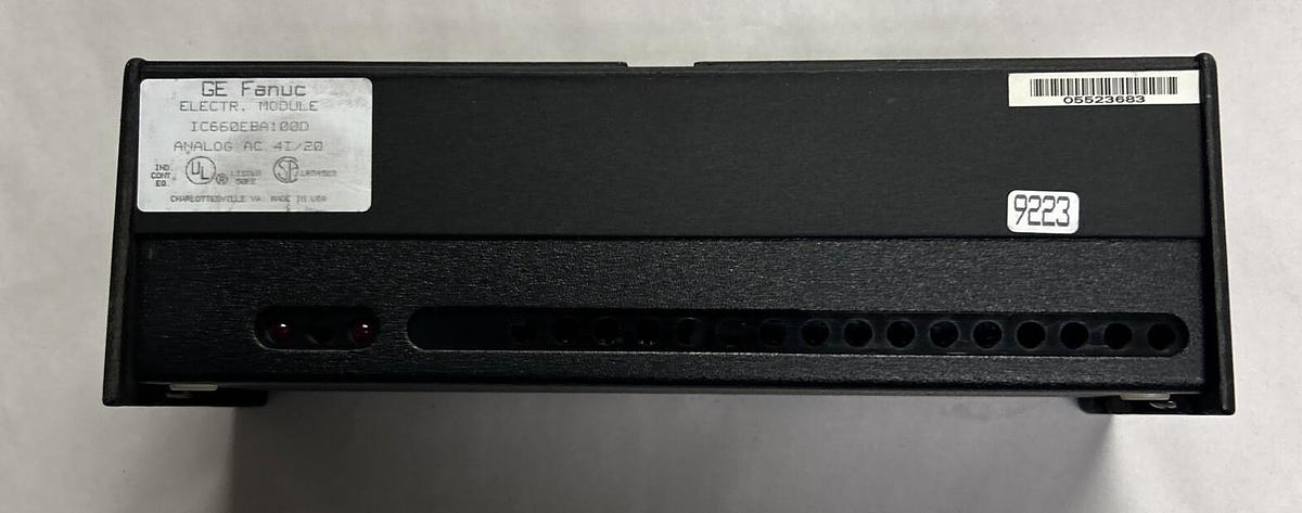 Used GE FANUC,IC660EBA100D,GENIUS BLOCK ANALOG MODULE