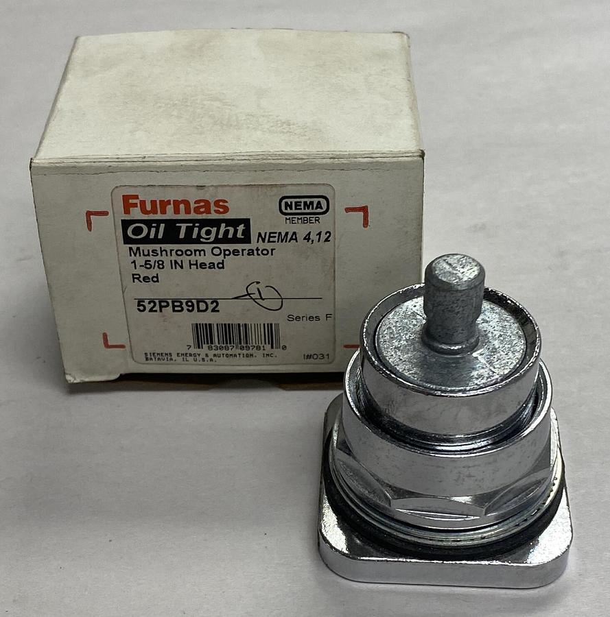 Furnas,52PB9D2,Mushroom Operating Head NO CAP NOS