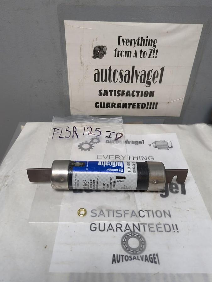 LITTELFUSE,FLSR125ID,INDICATOR 125 AMP FUSE NOS
