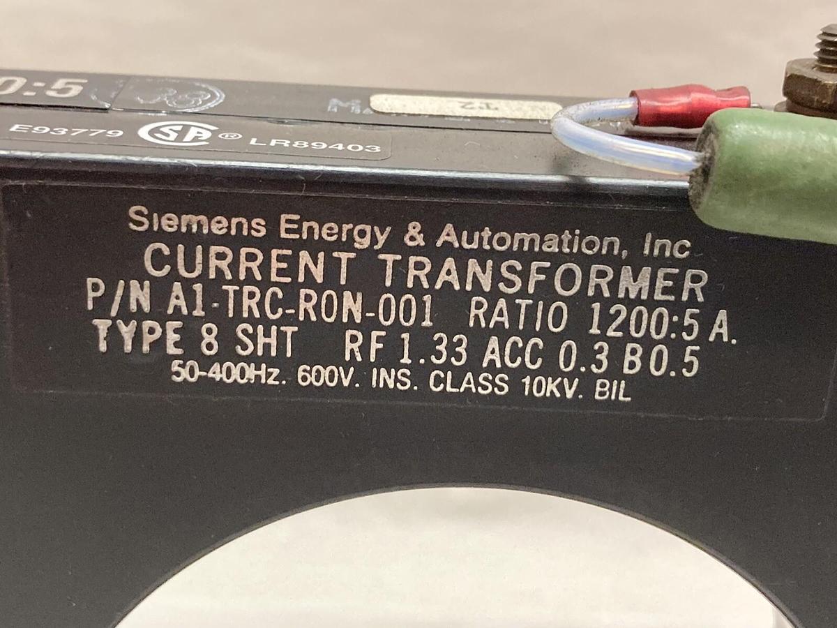 Siemens,A1-TRC-RON-001,Current Transformer Ratio 1200:5A