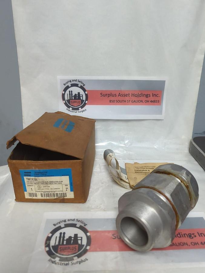 CROUSE-HINDS,TMC6206,TERMINATOR CABLE FITTING 2 INCH NOS