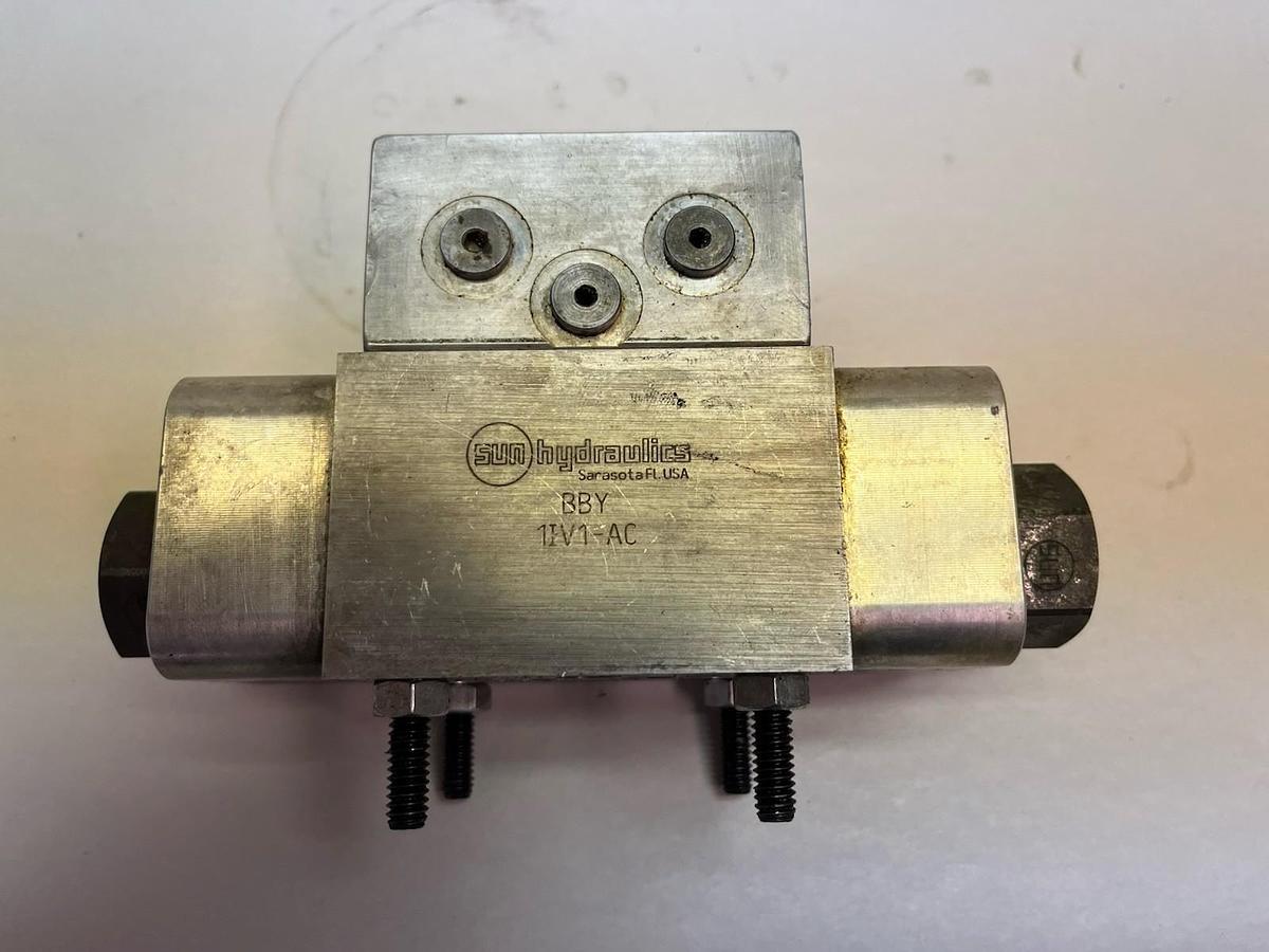 Used Sun Hydraulics,BBY.Aluminum Manifold