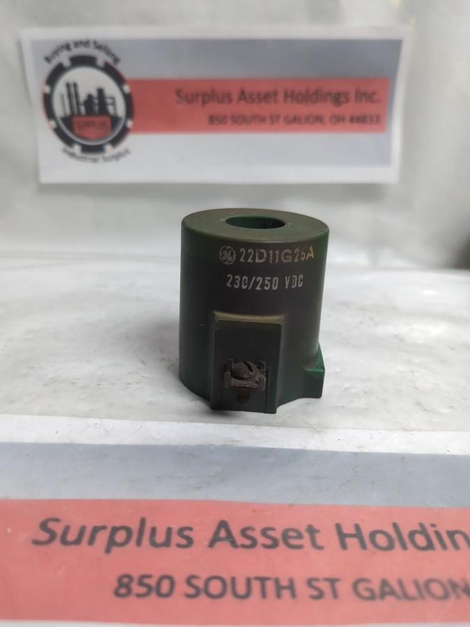 Used GE,22D11G25A,OPERATING COIL 230/250VDC PRE-OWNED