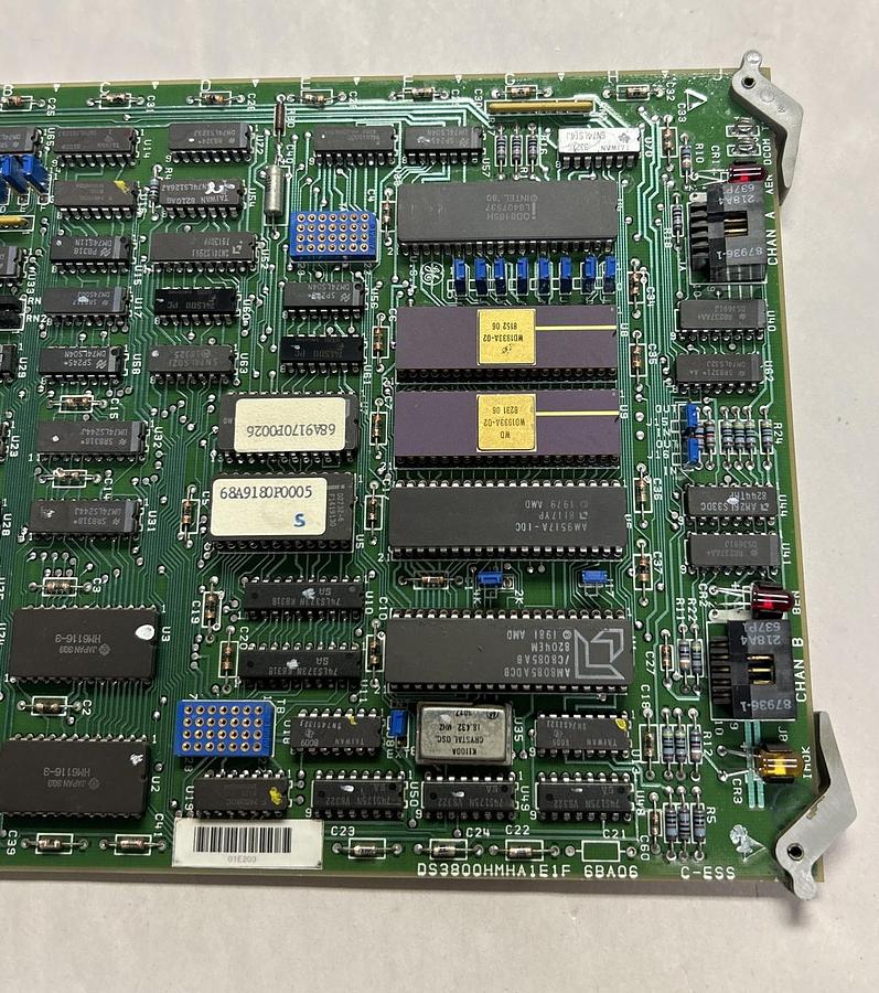 Used GENERAL ELECTRIC,DS3800HMHA1E1F,MASTER HIGHWAY CONTROL BOARD