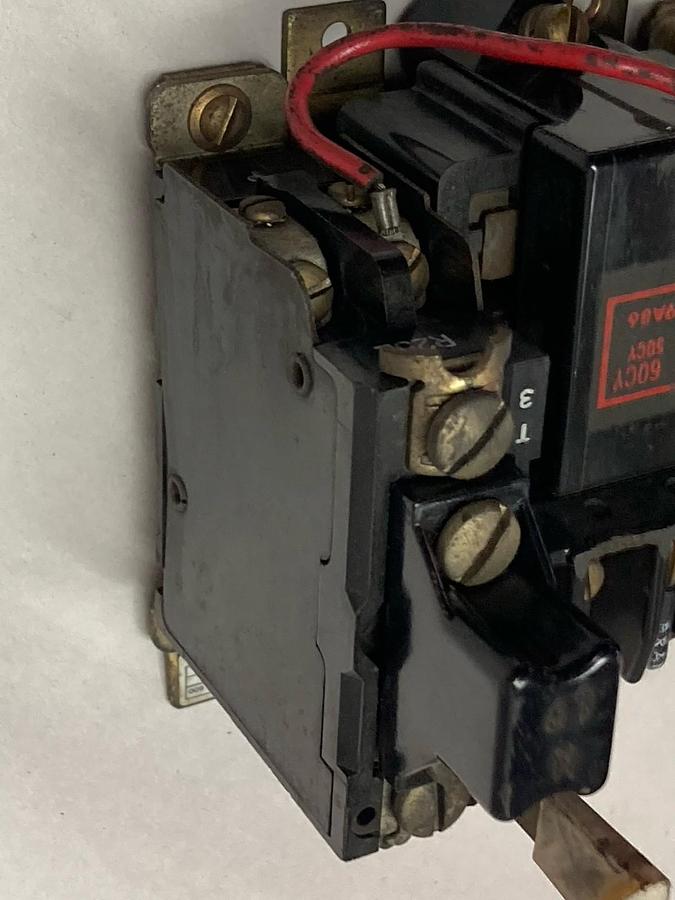 Used Allen-Bradley,709TOD,Motor Starter Ser K Size 00 Bul. 709
