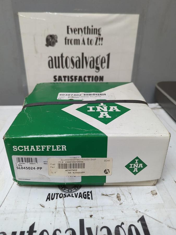 INA,SL045024-PP,CYLINDRICAL ROLLER BEARING 120MM BORE 180MM OD 80MM W NOS