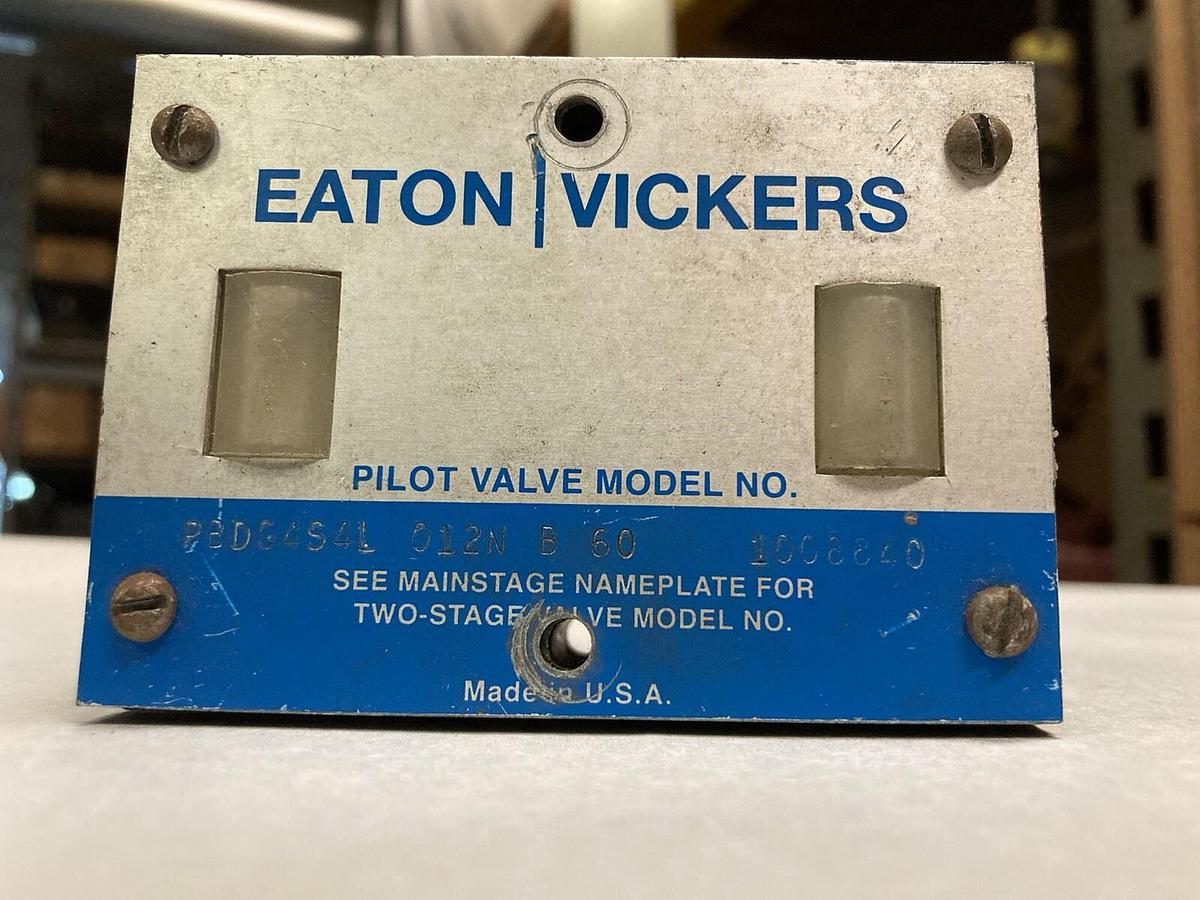 Used Vickers,PBDG4S4L-012N-B-60,Valve Connection Plate