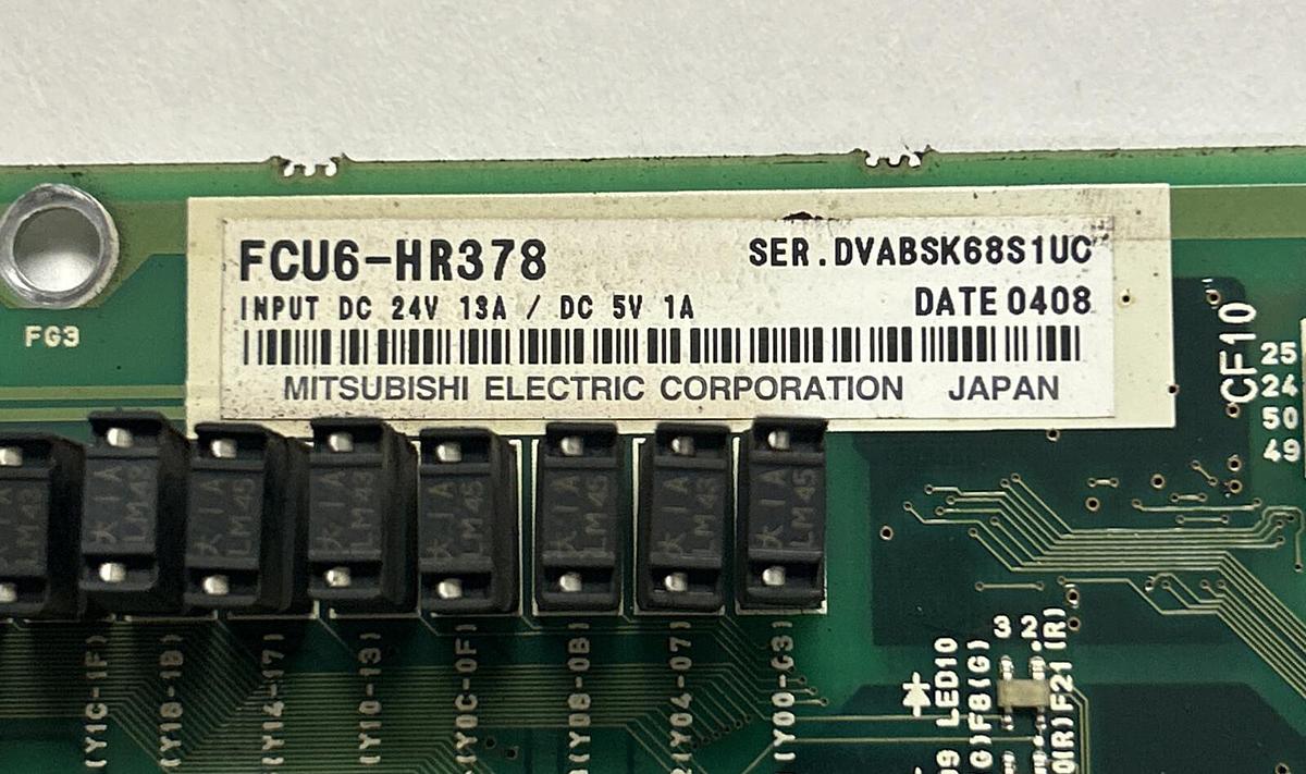 Used MITSUBISHI,FCU6-HR378,CONTROL BOARD