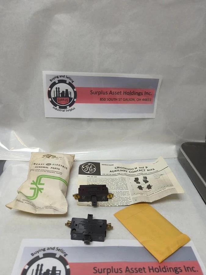 GENERAL ELECTRIC,CR105X300N,AUXILIARY CONTROL CONTACT KIT SIZE 3-4 NOS