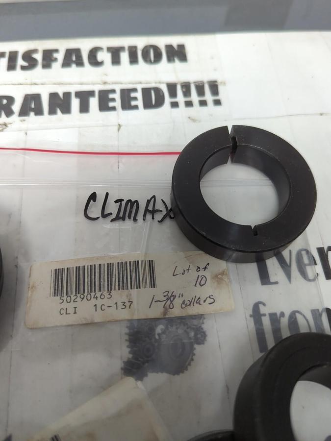 CLIMAX,NA,1 PIECE  1-3/8 INCH SHAFT COLLARS LOT OF 10 NOS