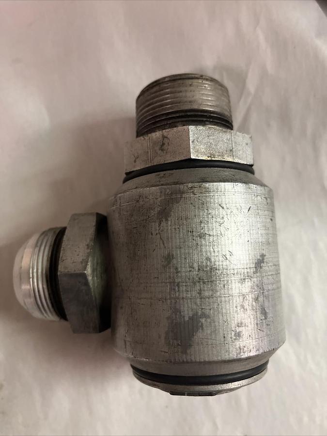 HIGH PRESSURE,90 DEGREE,HYDRAULIC SWIVEL 1-1/4" NPT X JIC 14  1-3/16" 12 THR/In