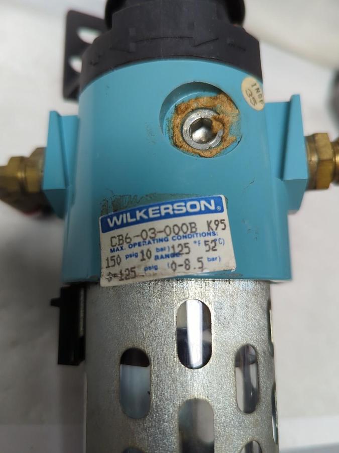 Used WILKERSON,CB6-03-00B K95,AIR FILTER REGULATOR PRE-OWNED