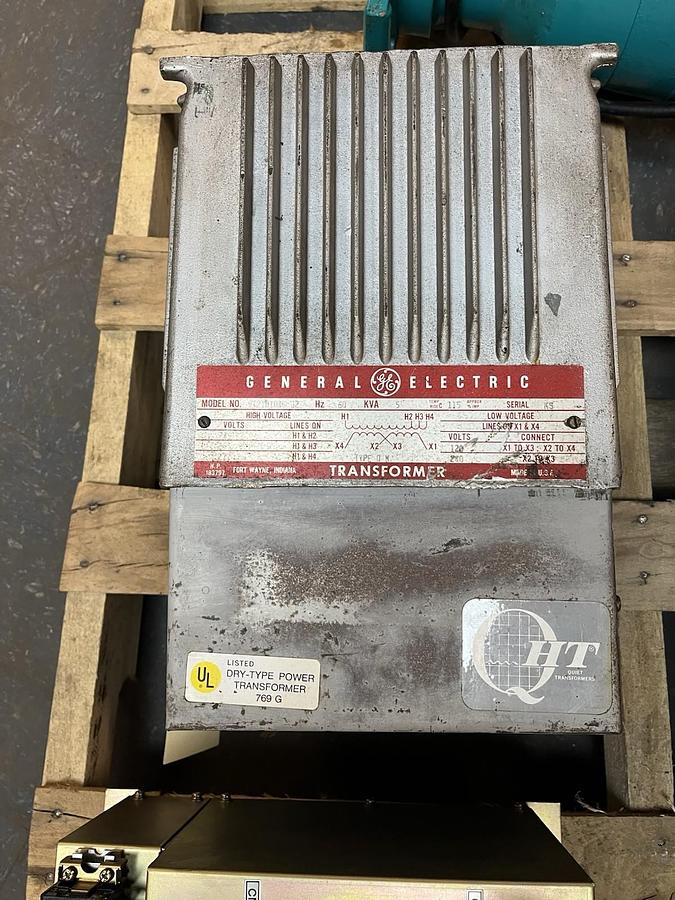 Used GE,G9T1B1046G2,TRANSFORMER 5KVA HV 277V LV 120/240V