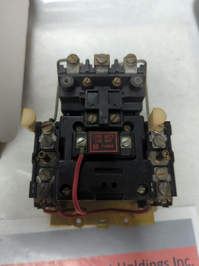 Used ALLEN BRADLEY,709B0D,SERIES K SIZE 1 MOTOR STARTER 120V PRE-OWNED