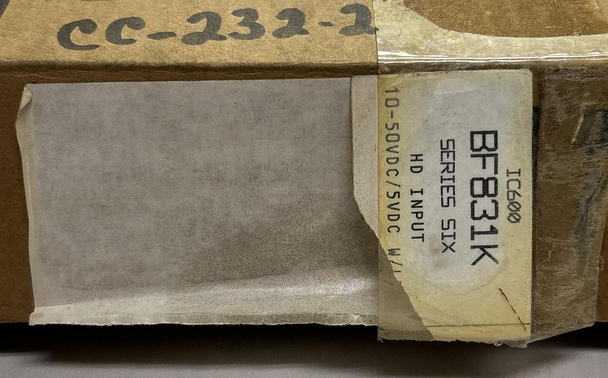 Used GE FANUC,IC600BF831K,INPUT MODULE NEW