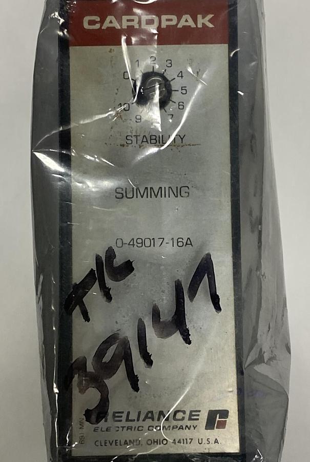 Used RELIANCE,0-49017-16A,SUMMING CARD REFURBISHED