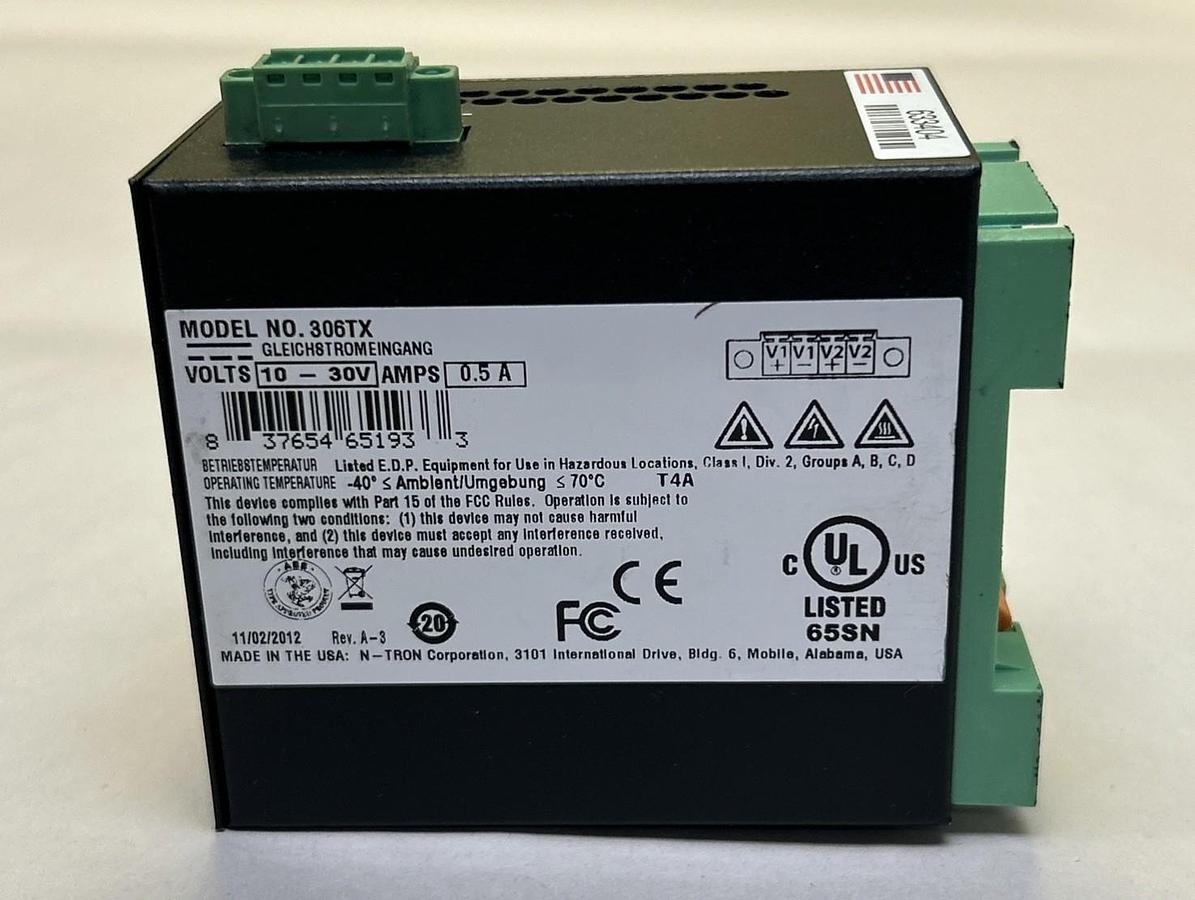 Used N-TRON,306TX,ETHERNET SWITCH