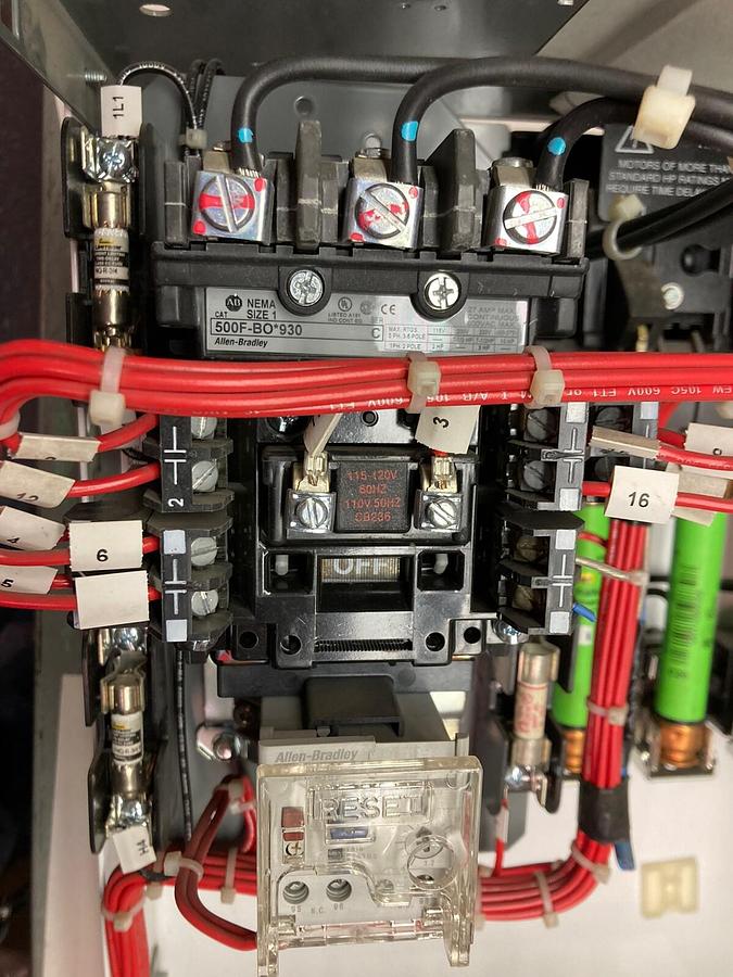 Used Allen-Bradley,2112B,Size 1 Fused MCC 20 Inch Starter Feeder Bucket