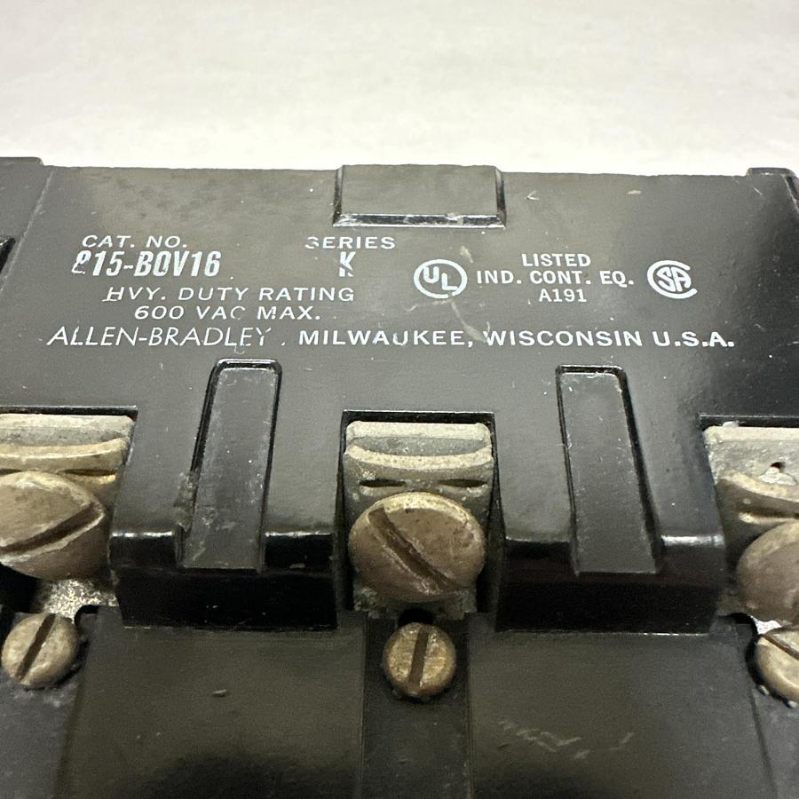 Used Allen-Bradley,815-BOV16,Overload Relay