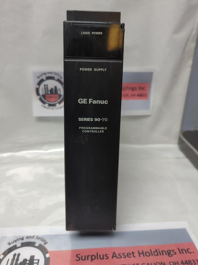Used GE FANUC,IC697WR711F,POWER SUPPLY 100W AC INPUT PRE-OWNED