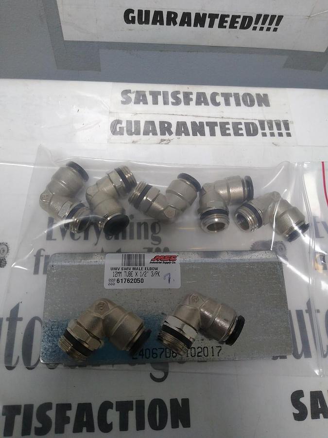 NBRANDED,61762050,TUBE MALE SWIVEL ELBOW 12MMX1/2 IN LOT OF 7 NOS