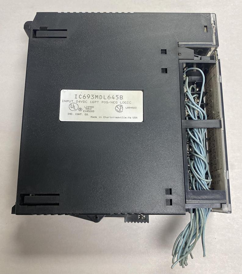 Used GE Fanuc,IC693MDL645B,Input Module 24 VDC 16PT POS/NEG Logic Module