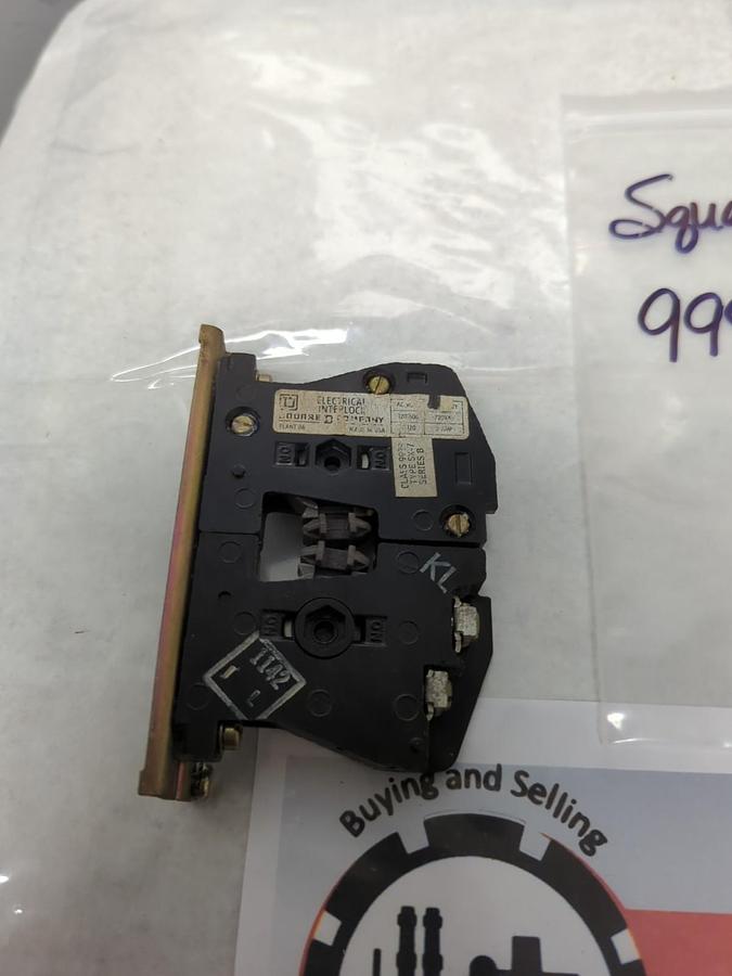Used SQUARE D,9999-SX-6,SERIES B ELECTRICAL INTERLOCK LOT OF 2 PRE-OWNED