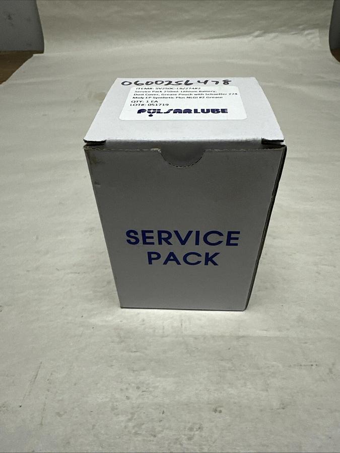Used Pulsarlube.SV250C-LB/275#2,Lubricator Service Pack