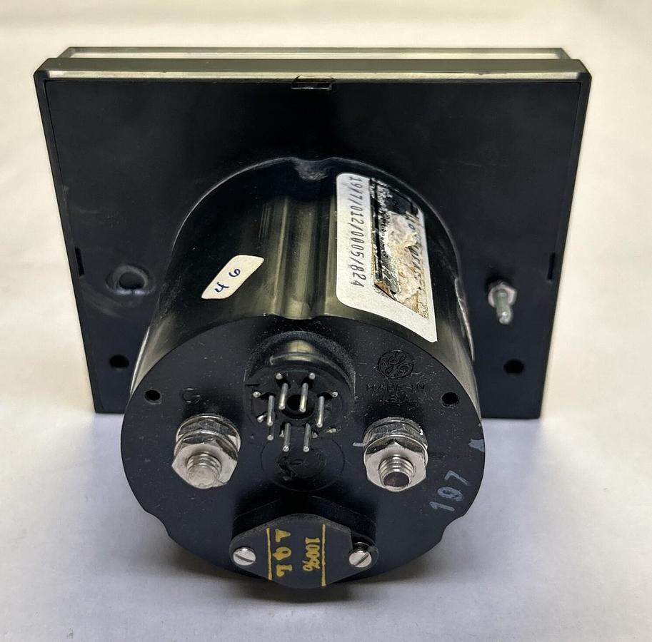 Used GENERAL ELECTRIC,50-198410FAZZ1,PANEL METER 0-5 A-C AMPERES