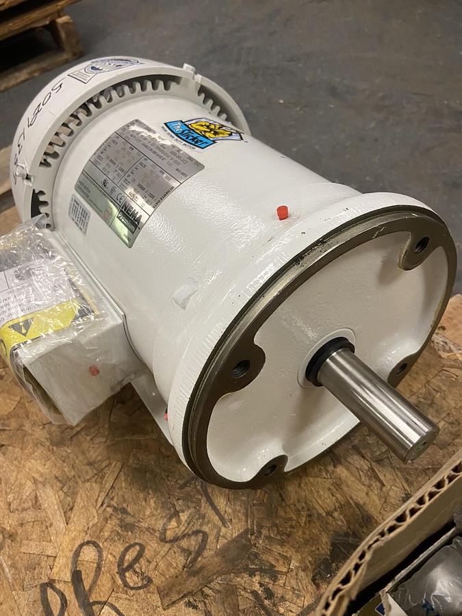 US Motors,DD58,3Hp Washdown Motor 1765RPM 208-230/460V Frame 182TC