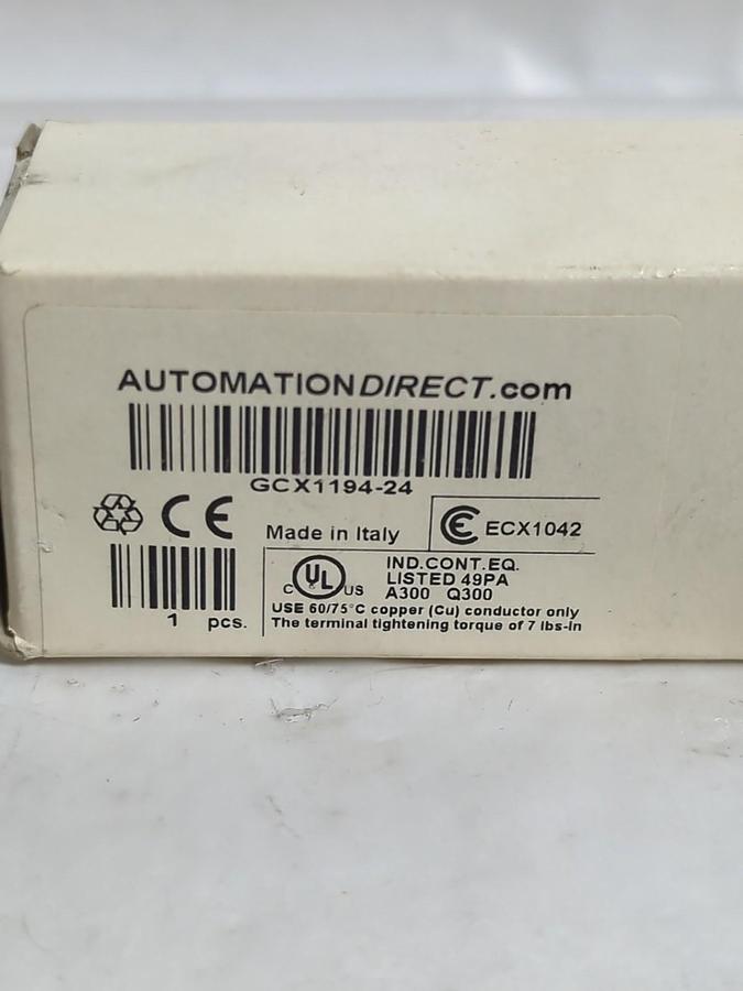 AUTOMATION DIRECT,GCX1194-24,BLUE PUSHBUTTON SWITCH NOS