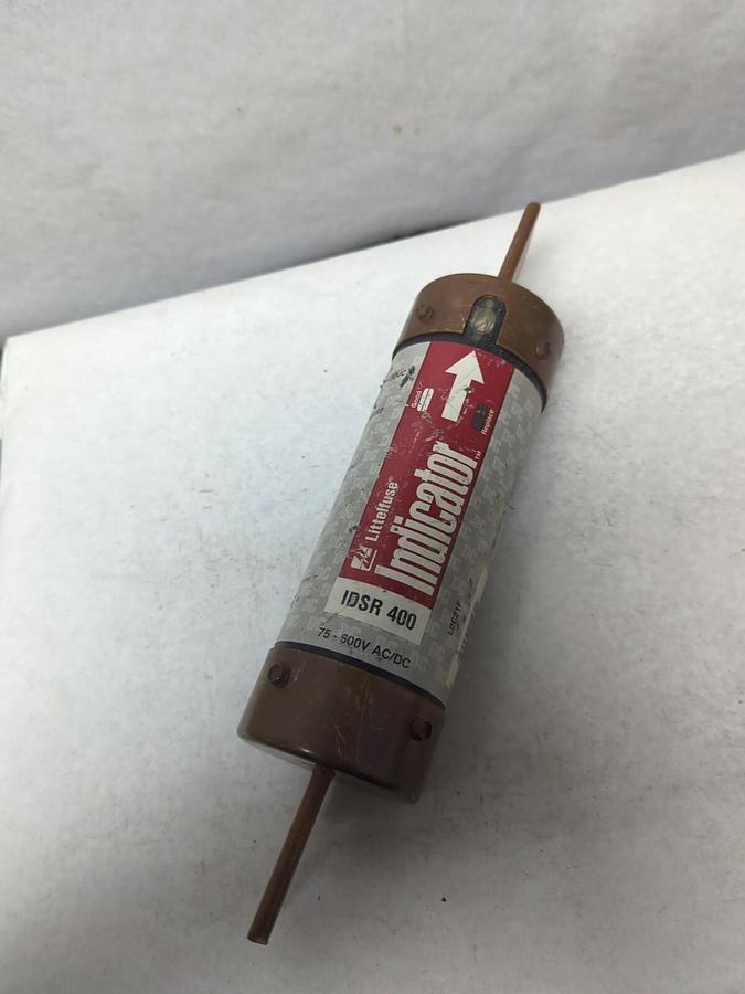 Used LITTELFUSE,IDSR400,INDICATOR 400 AMP FUSE PRE-OWNED