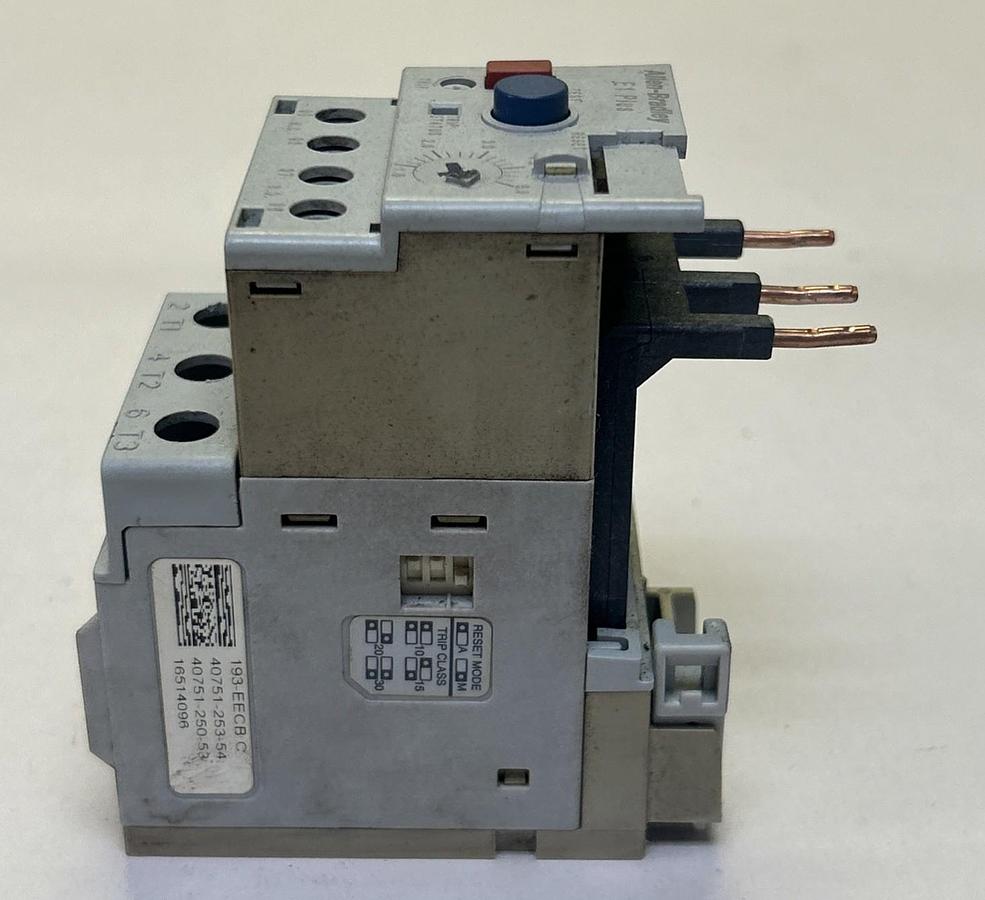 Used ALLEN BRADLEY,193-EECB,OVERLOAD RELAY
