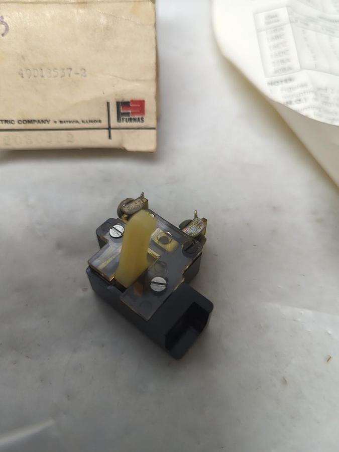 FURNAS,49D13537-2,AUXILIARY INTERLOCK KIT RIGHT SIDE N.C NOS