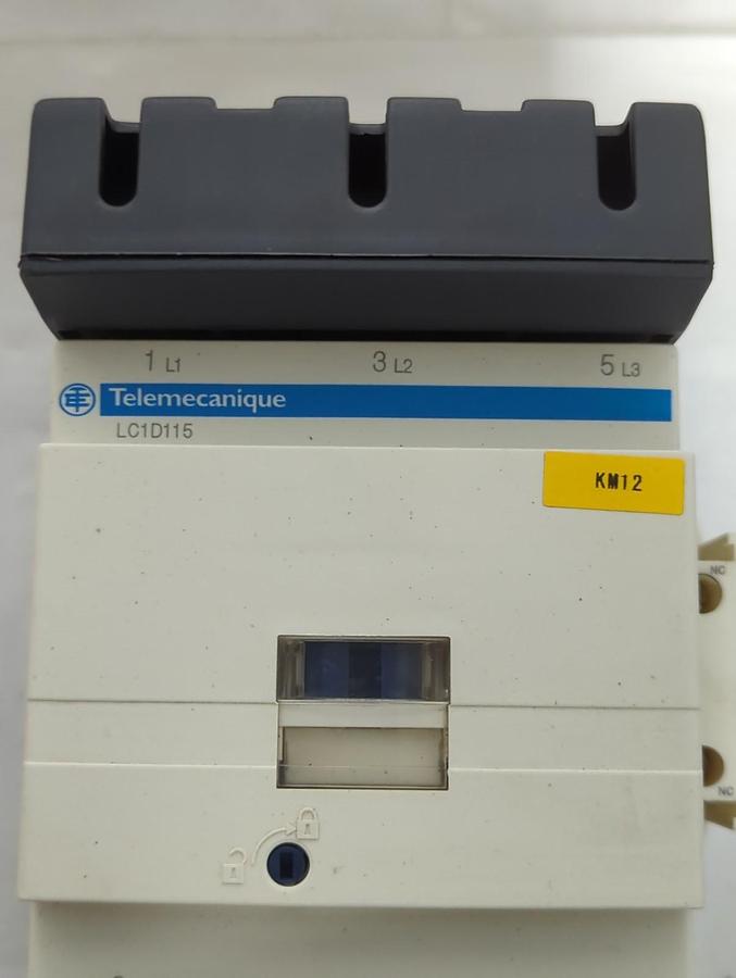 Used TELEMECANIQUE,LC1D115,CONTACTOR 3-POLE 1000VAC PRE-OWNED
