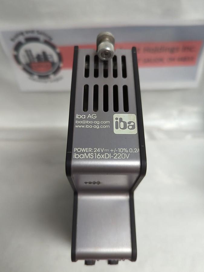 Used IBA,ibaMSi6Xd1-220V,POWER MODULE 24V==/-10% 0.2A PRE-OWNED