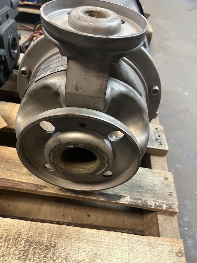 Used GOULDS,1X2-6, MODEL SST CENTRIFUGAL PUMP 9STK1 7.5HP 3450RPM