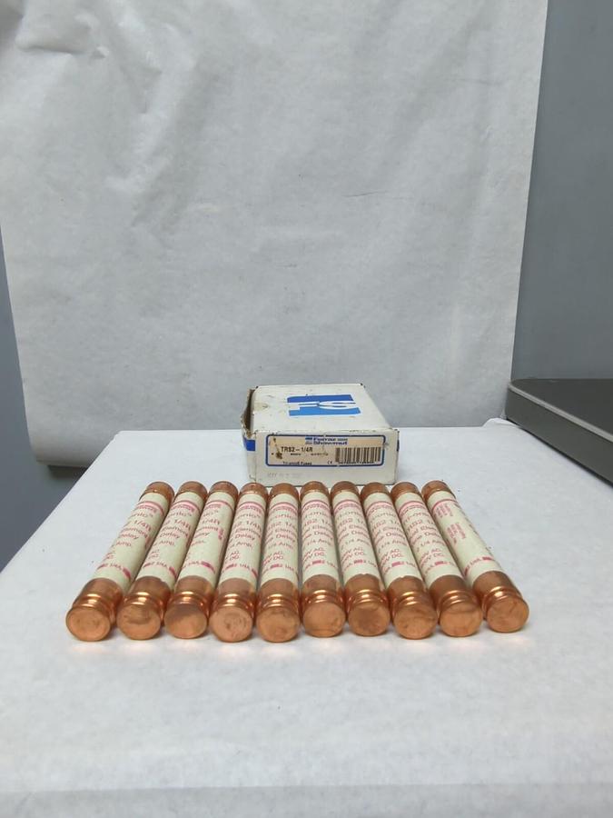 FERRAZ SHAWMUT,TRS 2-1/4R,TRI-ONIC 2-1/4 AMP FUSES BOX OF 10 NOS