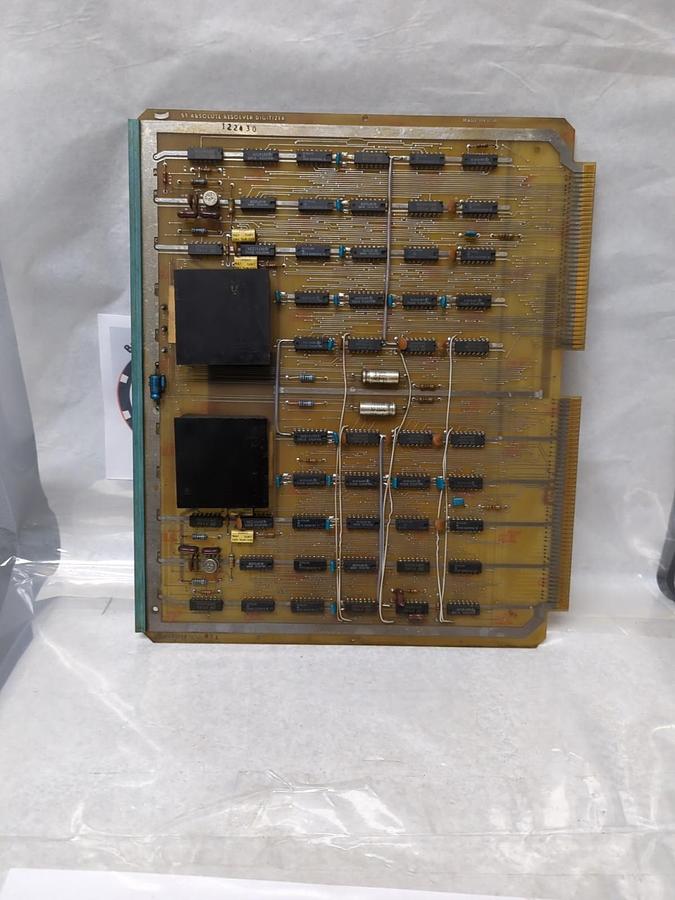 Used BENDIX,3729050M,S5 ABSOLUTE RESOLVER DIGITIZER CIRCUIT BOARD PRE-OWNED