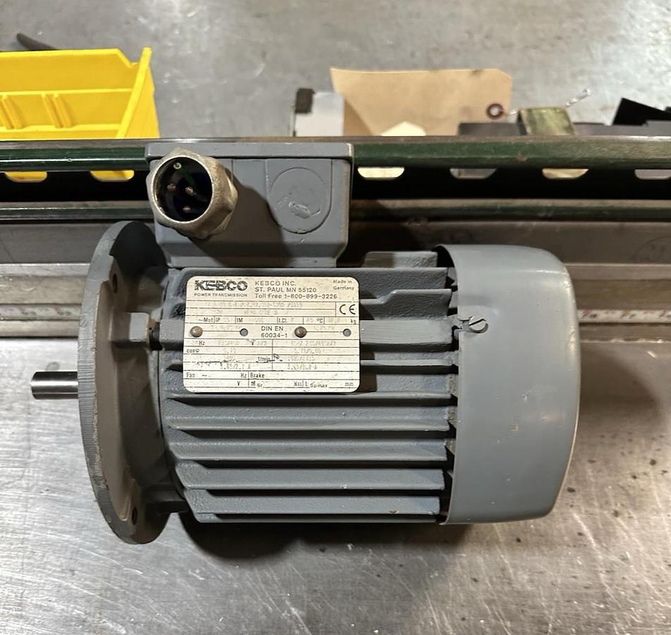 Used Kebco,K21R 80G4/OT.MV.301-5300/3959,3PH .75KW 230/460VAC Motor