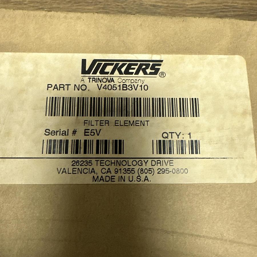 Used Vickers,V4051B3V10,Hydraulic Filter Element